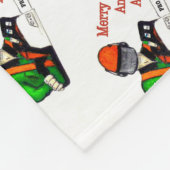 Couverture Polaire Tree Surgeon Arborist at work present Chainsaw (Coin)