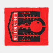 Couverture Polaire Treehouse Playhouse Retour À L'École (Devant (Horizontal))