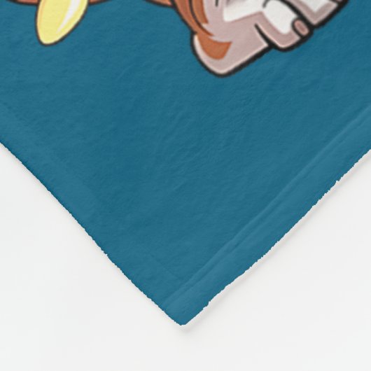 Couverture Polaire Treeing Walker Coonhound Dog Christmas Lights Sant (Coin)