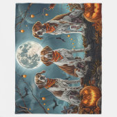Couverture Polaire Treeing Walker Halloween Effrayant (Devant)