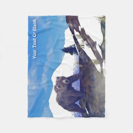 Couverture Polaire Treeline Grizzly (Devant)