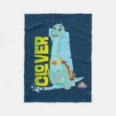 Couverture Polaire Trèfle | Dino Ranch (Devant)