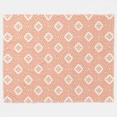 Couverture Polaire Trellis en bois de pêche (Devant (Horizontal))