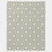 Couverture Polaire Trellis en lin (Devant)