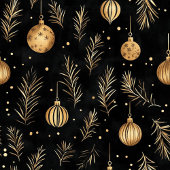 Couverture Polaire Trendy black and gold watercolor personalized