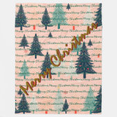 Couverture Polaire Trendy Christmas Luxury Christmas Trees (Devant)