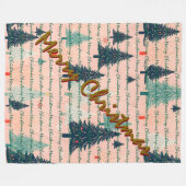 Couverture Polaire Trendy Christmas Luxury Christmas Trees (Devant (Horizontal))