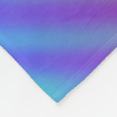 Couverture Polaire Trendy luxe vert bleu violet faux holographique (Coin)