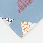 Couverture Polaire triangle bleu (Coin)