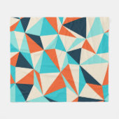 Couverture Polaire Triangle continu motif (Devant (Horizontal))