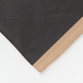 Couverture Polaire Triangle en tan et noir (Coin)