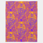 Couverture Polaire Triangle Labyrinthe Mandala Motif sans couture 2 (Devant)