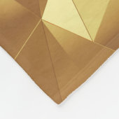 Couverture Polaire Triangle Or : Texture Arrière - plan Abstraite. (Coin)