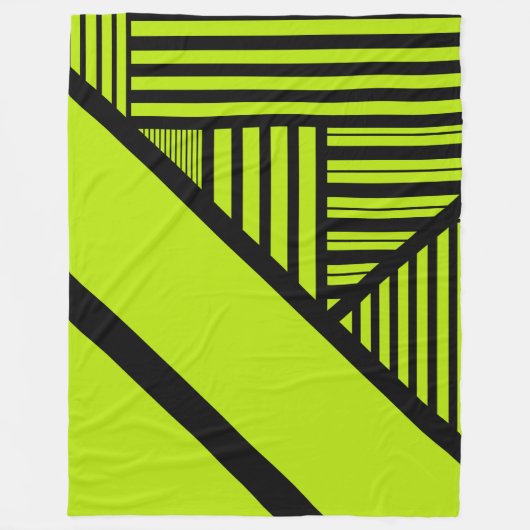 Couverture Polaire Triangle - Vert chaux (Devant)