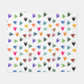 Couverture Polaire Triangles Boho (Devant (Horizontal))