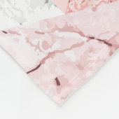 Couverture Polaire Triangles d'argent d'or géométrique, motif en marb (Coin)