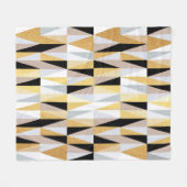Couverture Polaire triangles de conception scandinave sans couture mo (Devant (Horizontal))