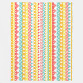 Couverture Polaire Triangles Et Cercles Colorés (Devant)