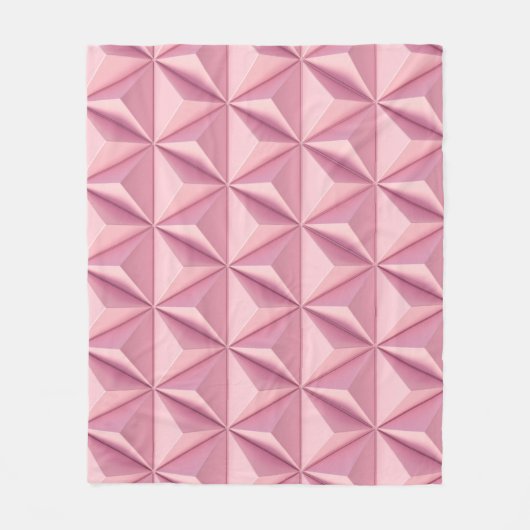 Couverture Polaire Triangles géométriques 3D : arrière - plan minimal (Devant)