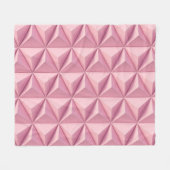 Couverture Polaire Triangles géométriques 3D : arrière - plan minimal (Devant (Horizontal))