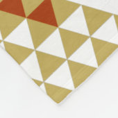 Couverture Polaire Triangles géométriques Pastel Moderne (Coin)