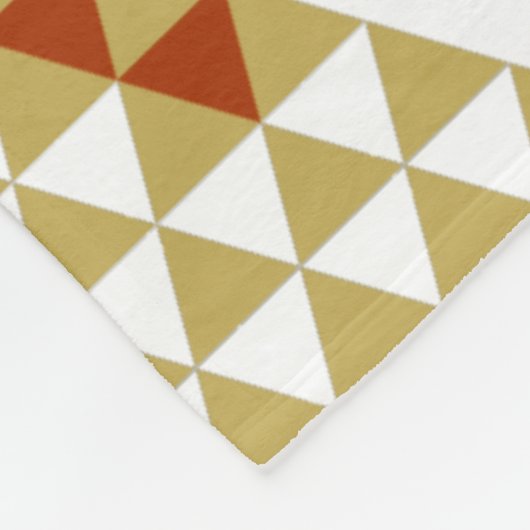 Couverture Polaire Triangles géométriques Pastel Moderne (Coin)