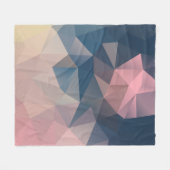 Couverture Polaire Triangles géométriques polygonaux brillant coloré (Devant (Horizontal))