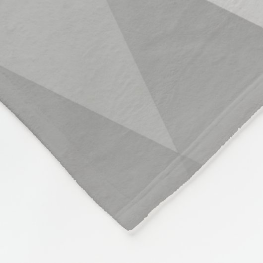 Couverture Polaire Triangles gris (Coin)