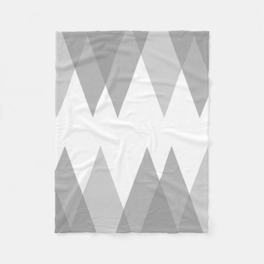 Couverture Polaire Triangles gris (Devant)