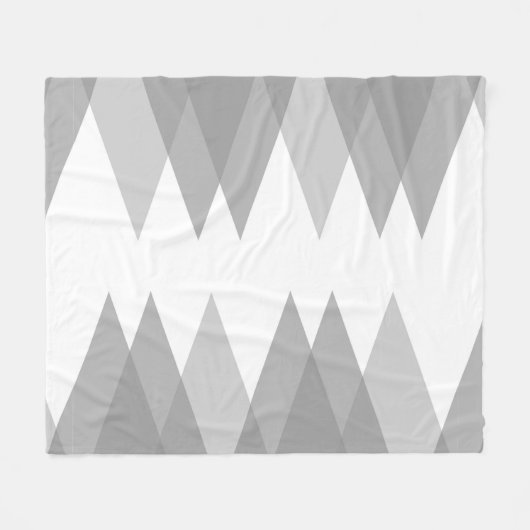 Couverture Polaire Triangles gris (Devant (Horizontal))