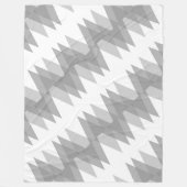 Couverture Polaire Triangles gris (Devant)