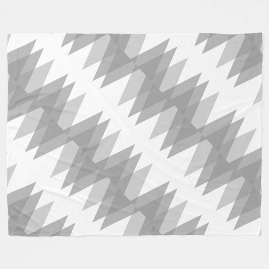Couverture Polaire Triangles gris (Devant (Horizontal))