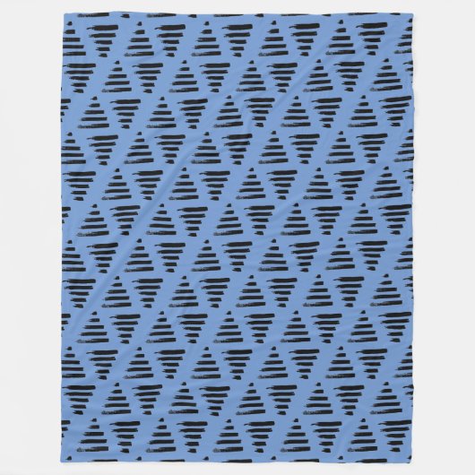Couverture Polaire Triangles + lignes (Devant)