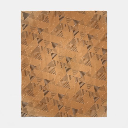 Couverture Polaire Triangles Motif 5 (Devant)