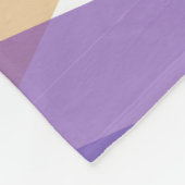 Couverture Polaire Triangles pourpre, bleu et jaune (Coin)
