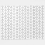 Couverture Polaire Triangles Tartan Gris (Devant (Horizontal))