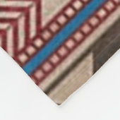 Couverture Polaire Tribal amérindien du sud-ouest (Coin)