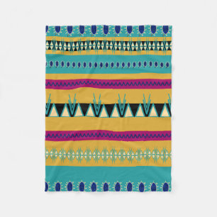 Couverture Polaire Tribal d'Aztech