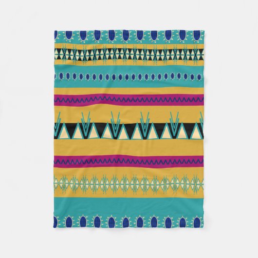 Couverture Polaire Tribal d'Aztech (Devant)