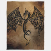 Couverture Polaire Tribal de Stone Dragon (Devant)