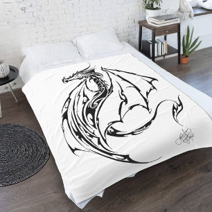 Couverture Polaire Tribal du dragon
