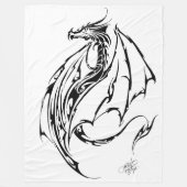 Couverture Polaire Tribal du dragon (Devant)