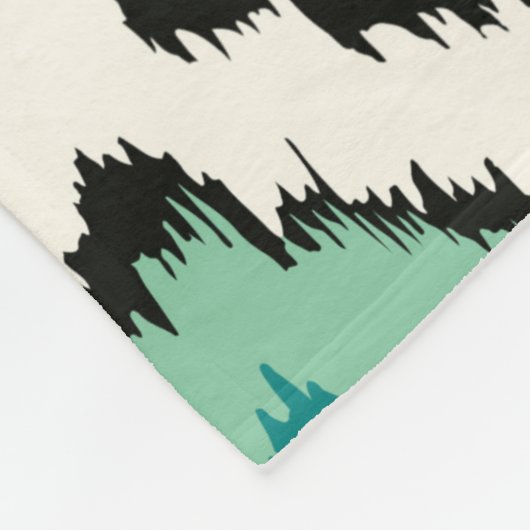 Couverture Polaire Tribal ethnique sans couture motif rayé dans aztec (Coin)