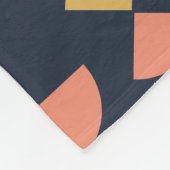 Couverture Polaire Tribal géométrique moderne rétro (Coin)