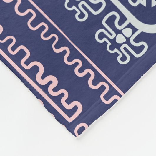 Couverture Polaire Tribal Mexicain, ethnique sans couture motif. (Coin)