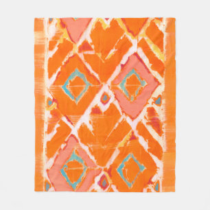 Couverture Polaire Tribal Orange II