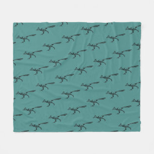 Couverture Polaire Tribal Roadrunner Silhouette