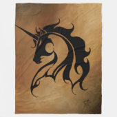 Couverture Polaire Tribal Stone Unicorn (Devant)