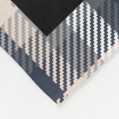 Couverture Polaire Tribu noire et blanche Wild Woodland Crème grise P (Coin)