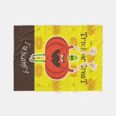 Couverture Polaire Trick ou traiter j'ai faim (Devant (Horizontal))